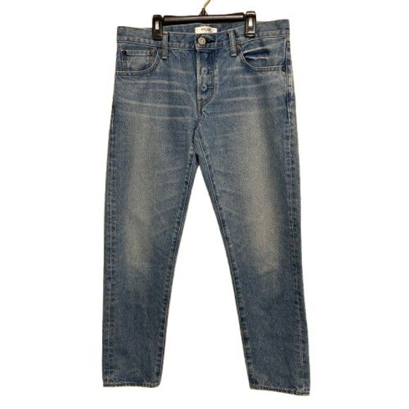 Moussy Vintage Jeans Womens 29 Blue Selvedge Button Fly Slim Leg Ankle Japan - Picture 1 of 10